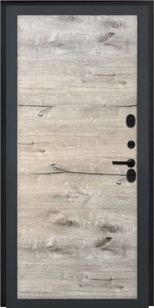 Входная дверь ДвериПРО Элфи Без фрезеровки Дуб пацифик горизонт DPRO222695 внутренняя сторона